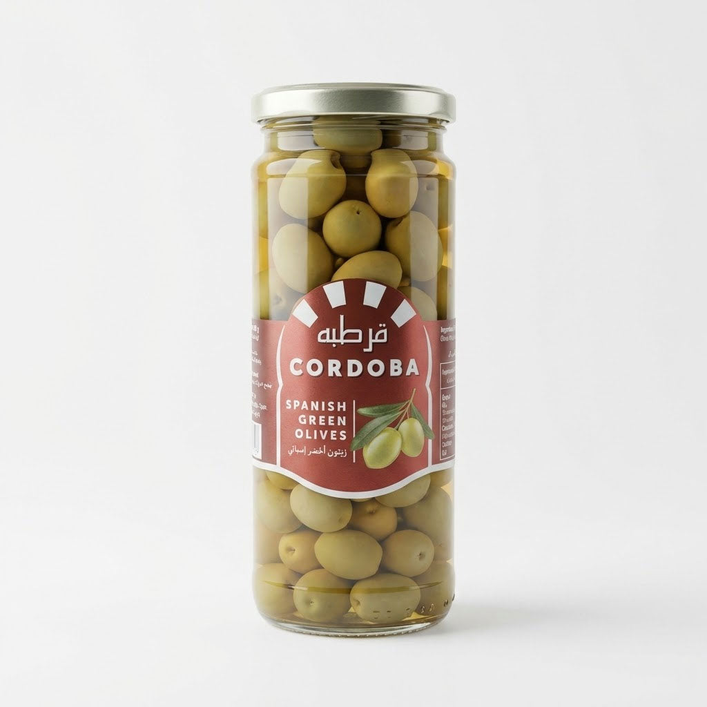Cordoba Spanish Green Whole Olives 450g