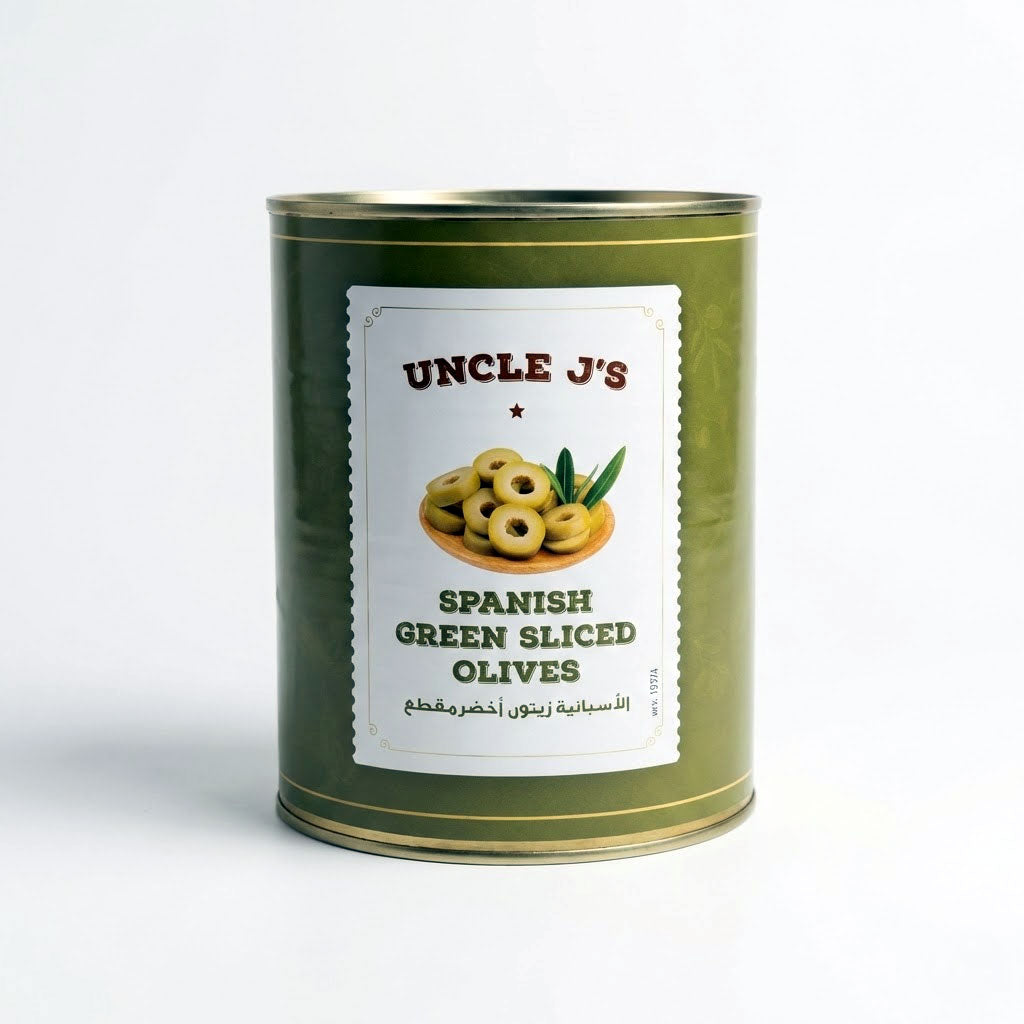Spanish Green Sliced Olive 2.95kg