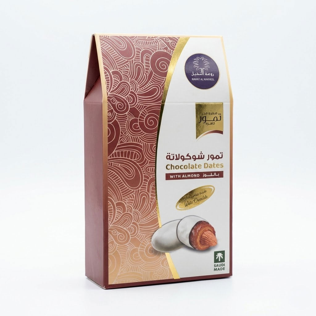 White Chocolate Dates with Almond